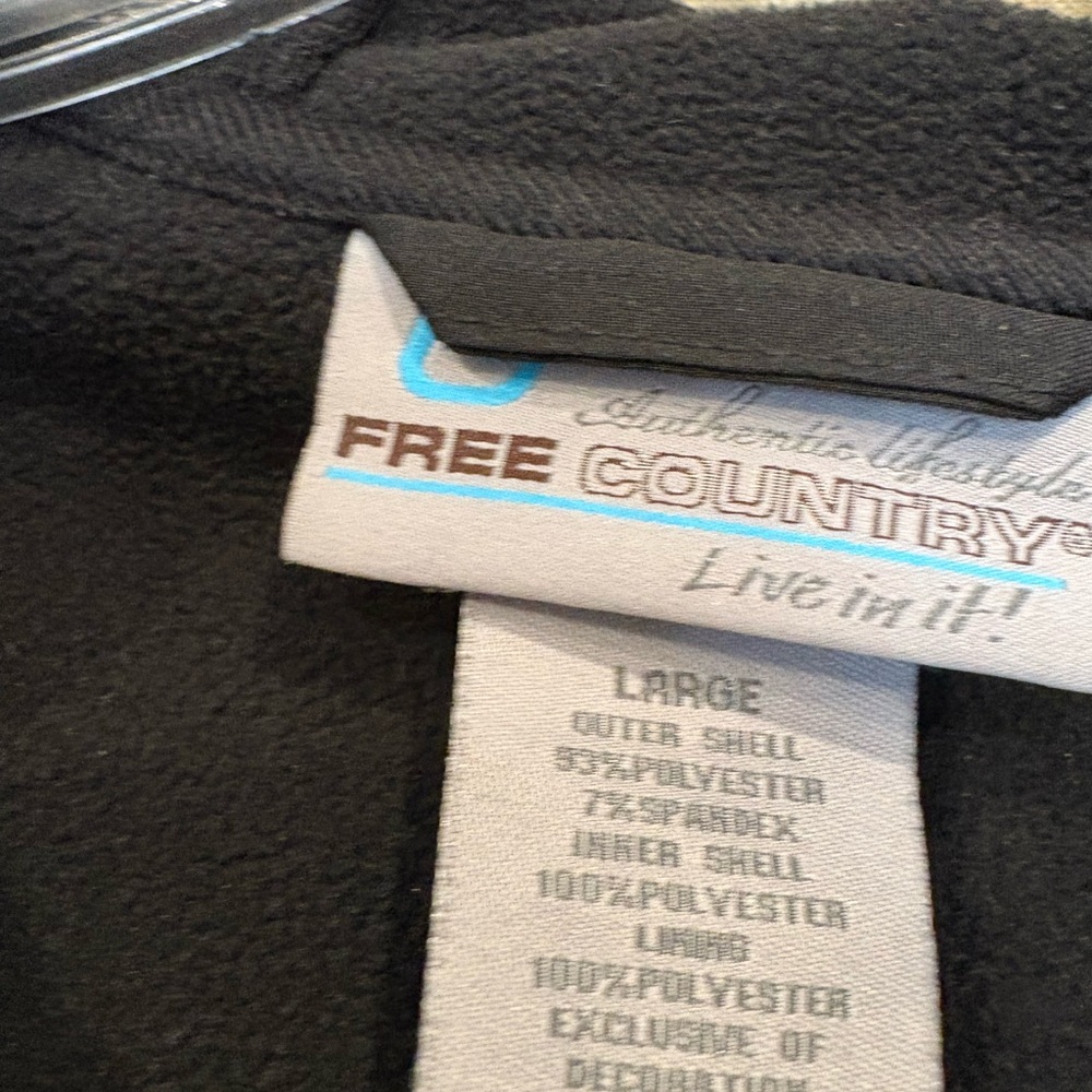 Free Country Black Utility Jacket - Picture 3 of 3